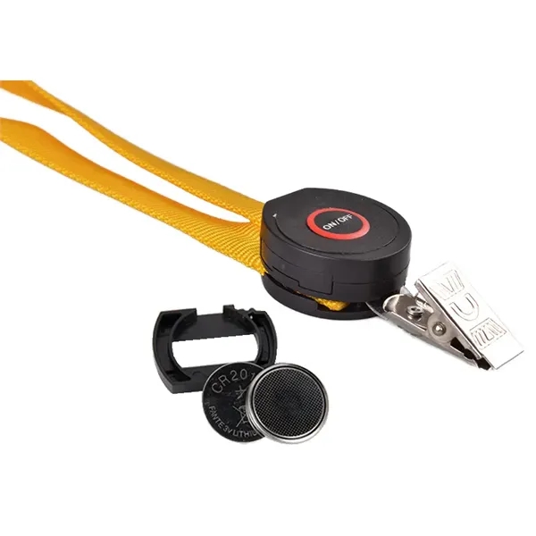 LED Neck Strap Lanyard - LED Neck Strap Lanyard - Image 2 of 3