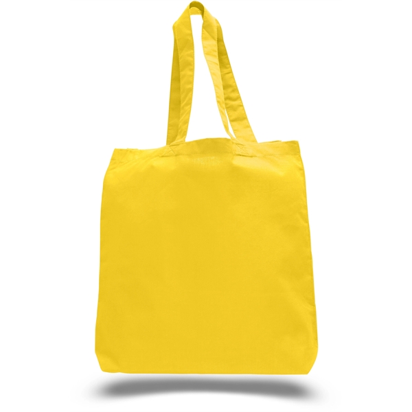 6 oz Cotton Canvas Tote Bag W/ Gusset (15" X 16") - 6 oz Cotton Canvas Tote Bag W/ Gusset (15" X 16") - Image 9 of 54