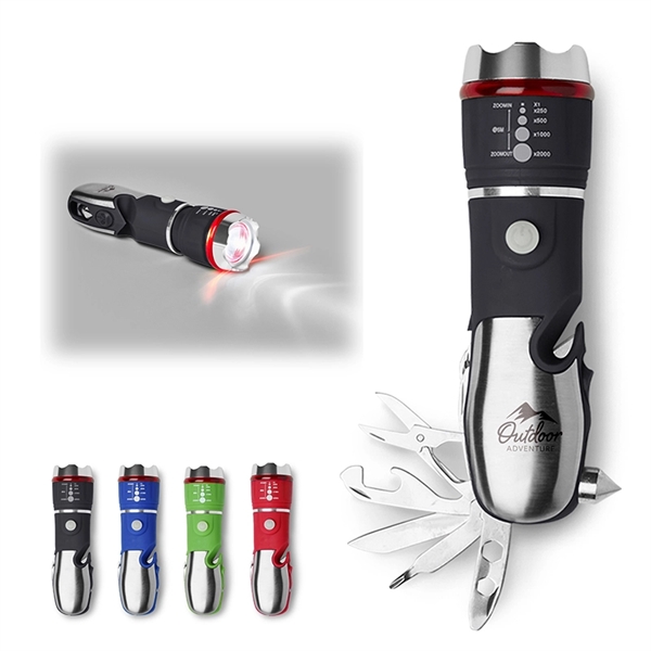 Multi Tool with Flash Light - Multi Tool with Flash Light - Image 0 of 4