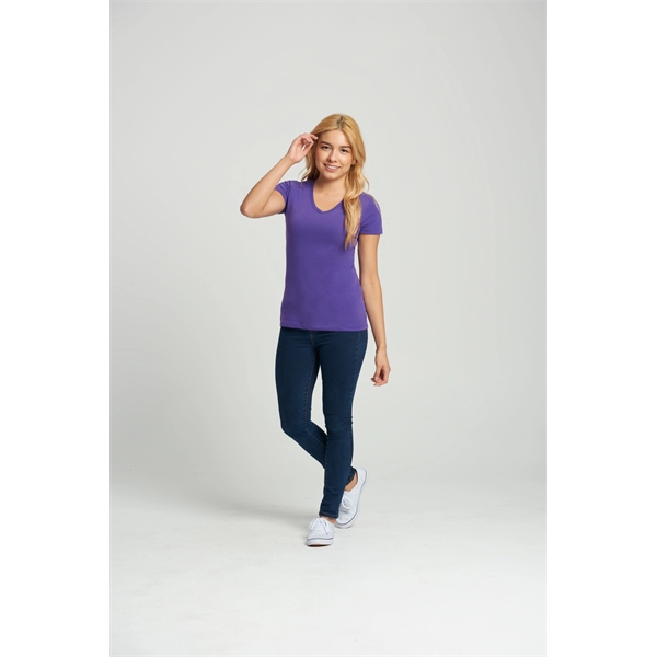 Women's Sueded Cotton/Poly V-Neck - Women's Sueded Cotton/Poly V-Neck - Image 0 of 10
