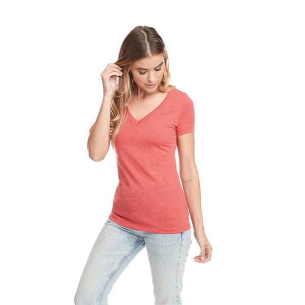 Women's Tri-Blend Deep V-Neck - Women's Tri-Blend Deep V-Neck - Image 0 of 15