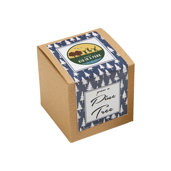 Pine Tree Seed Growables Planter in Kraft Gift Box - Pine Tree Seed Growables Planter in Kraft Gift Box - Image 2 of 3