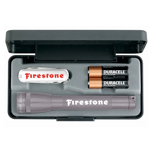 Custom Mini Maglite® with Victorinox® Classic Swiss Army Knife
