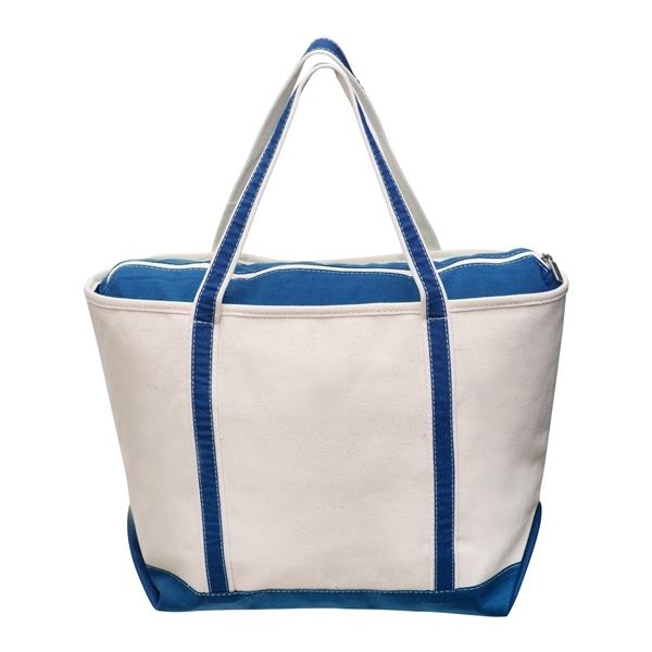 Sailway Large Zippered Tote Bag - Sailway Large Zippered Tote Bag - Image 6 of 7