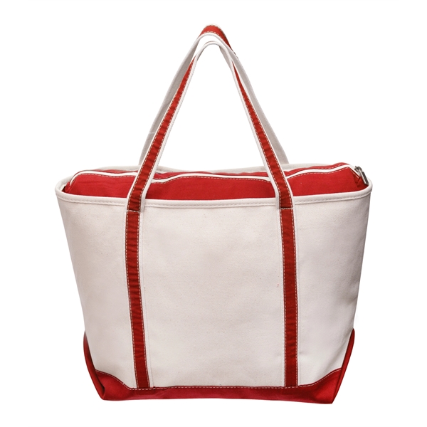Sailway Large Zippered Tote Bag - Sailway Large Zippered Tote Bag - Image 5 of 7