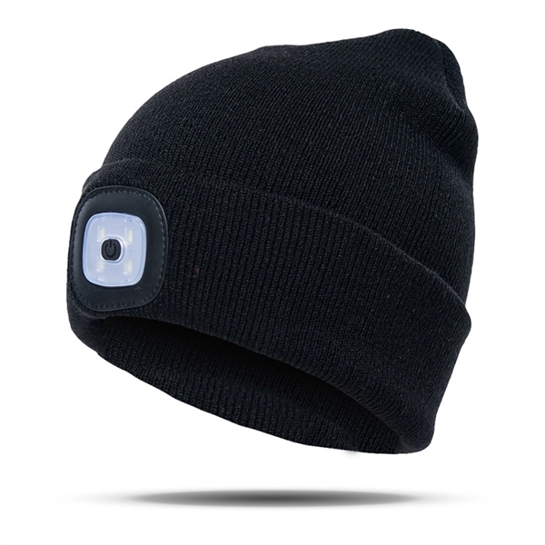 Beanie With LED Light - Beanie With LED Light - Image 1 of 3