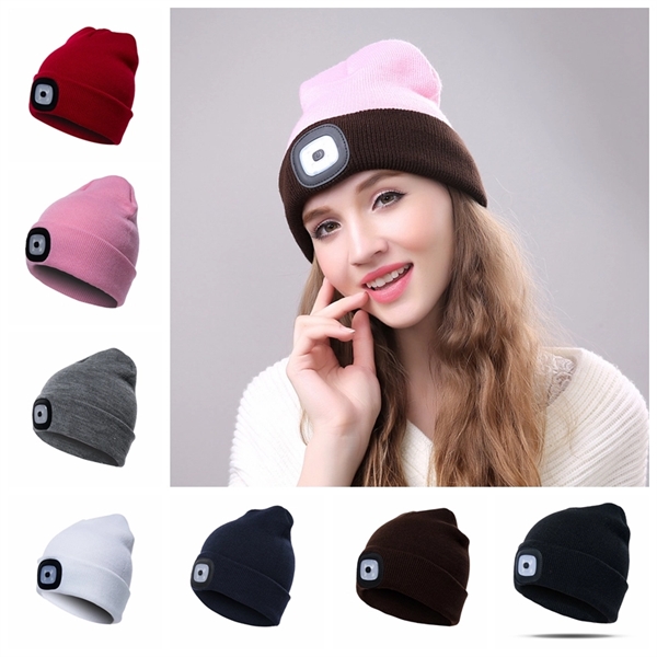Beanie With LED Light - Beanie With LED Light - Image 0 of 3
