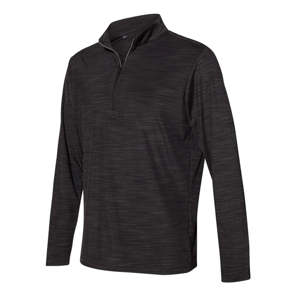 Adidas Lightweight Melange Quarter-Zip Pullover - Adidas Lightweight Melange Quarter-Zip Pullover - Image 5 of 15