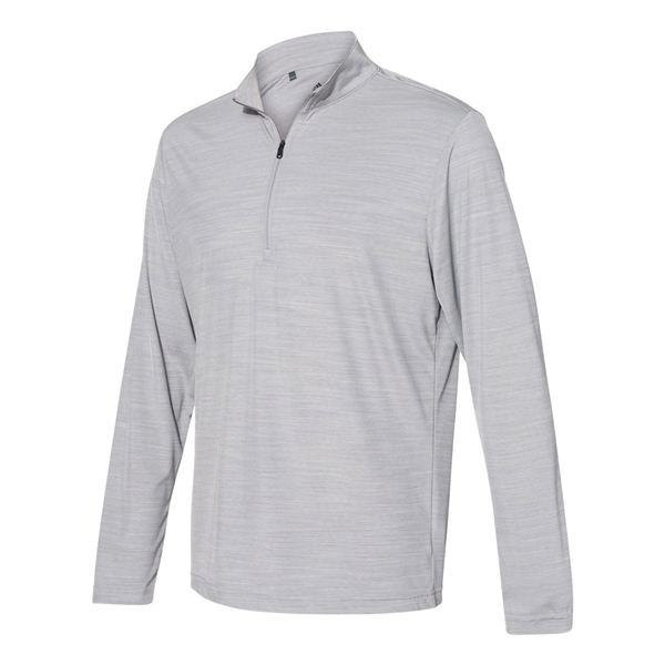 Adidas Lightweight Melange Quarter-Zip Pullover - Adidas Lightweight Melange Quarter-Zip Pullover - Image 9 of 15