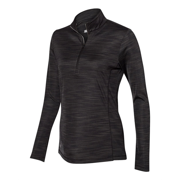 Adidas Women's Lightweight Melange Quarter-Zip Pullover - Adidas Women's Lightweight Melange Quarter-Zip Pullover - Image 5 of 15