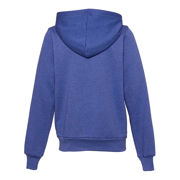 BELLA + CANVAS Youth Sponge Fleece Full-Zip Hoodie - BELLA + CANVAS Youth Sponge Fleece Full-Zip Hoodie - Image 8 of 15
