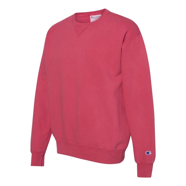 Champion Garment-Dyed Crewneck Sweatshirt - Champion Garment-Dyed Crewneck Sweatshirt - Image 14 of 22