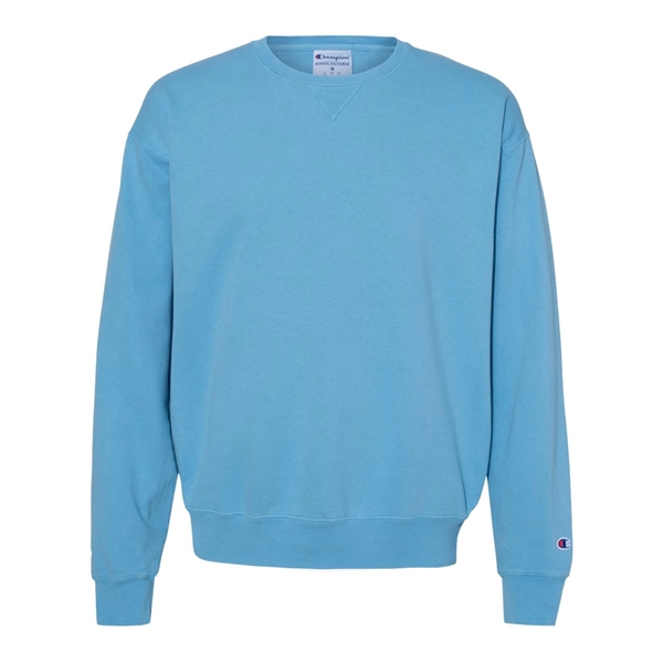 Champion Garment-Dyed Crewneck Sweatshirt - Champion Garment-Dyed Crewneck Sweatshirt - Image 16 of 22