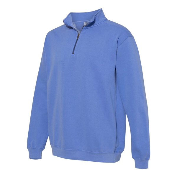 Comfort Colors Garment-Dyed Quarter Zip Sweatshirt - Comfort Colors Garment-Dyed Quarter Zip Sweatshirt - Image 15 of 23