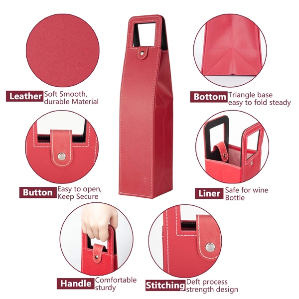 PU Wine Bag - PU Wine Bag - Image 3 of 4