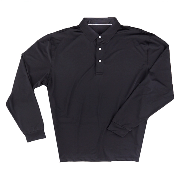 Instock Ecotec Men's Long Sleeve Polo - Instock Ecotec Men's Long Sleeve Polo - Image 5 of 5