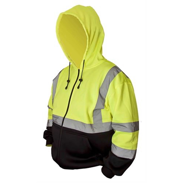 Forester® Hi Vis Zip-Up Two Tone Hooded Sweatshirt - Forester® Hi Vis Zip-Up Two Tone Hooded Sweatshirt - Image 0 of 0