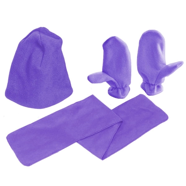 Canadian Made Premium Scarf, Beanie & Mitts Set - Canadian Made Premium Scarf, Beanie & Mitts Set - Image 2 of 8