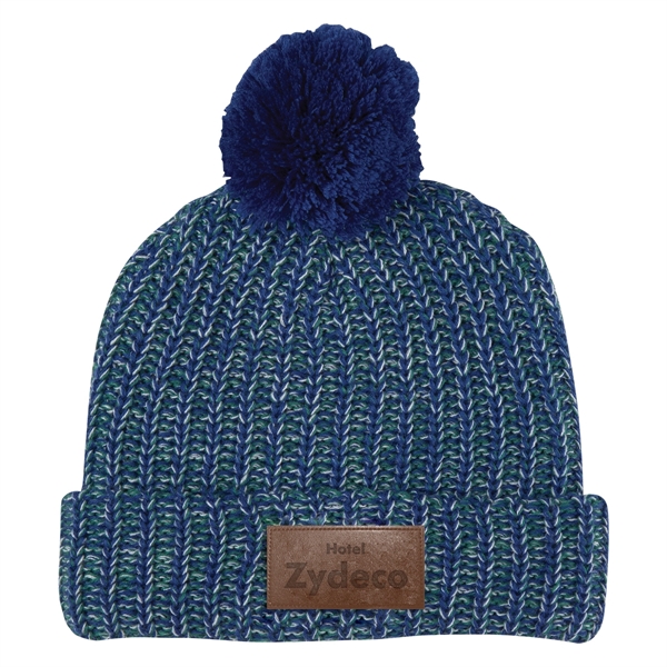 Grace Collection Pom Beanie With Cuff - Grace Collection Pom Beanie With Cuff - Image 5 of 52