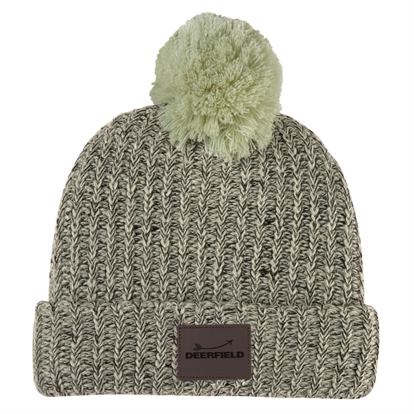 Grace Collection Pom Beanie With Cuff - Grace Collection Pom Beanie With Cuff - Image 10 of 52