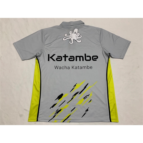 Sublimated Dry Fit Custom Men's Soccer Jersey Polo Shirts - Sublimated Dry Fit Custom Men's Soccer Jersey Polo Shirts - Image 2 of 6