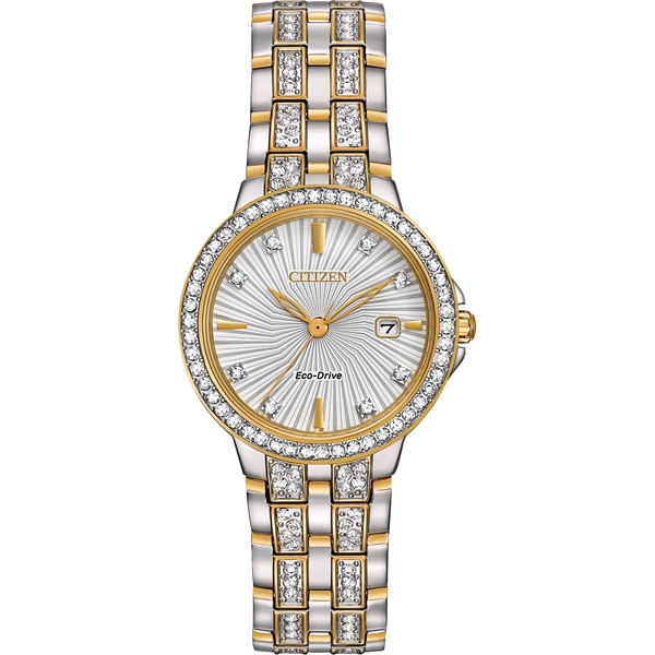 Citizen women's silhouette 2025 eco drive watch