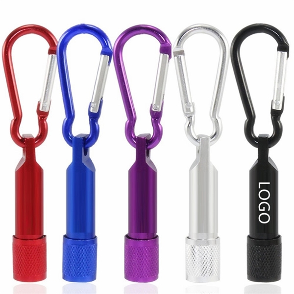 Mini Flashlight with Carabiner - Mini Flashlight with Carabiner - Image 0 of 4