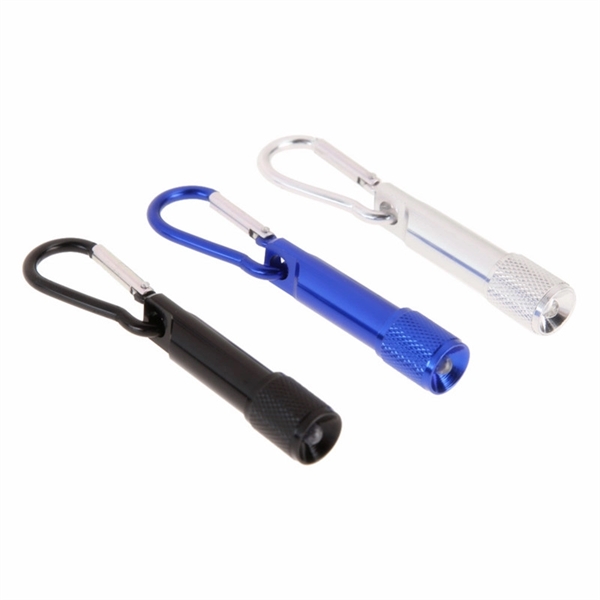 Mini Flashlight with Carabiner - Mini Flashlight with Carabiner - Image 2 of 4
