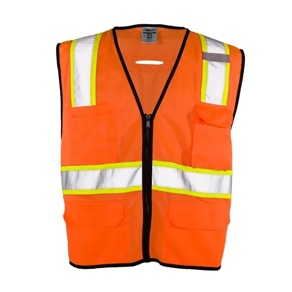 Kishigo 6 Pocket Contrast Class 2 Vest - Kishigo 6 Pocket Contrast Class 2 Vest - Image 0 of 4