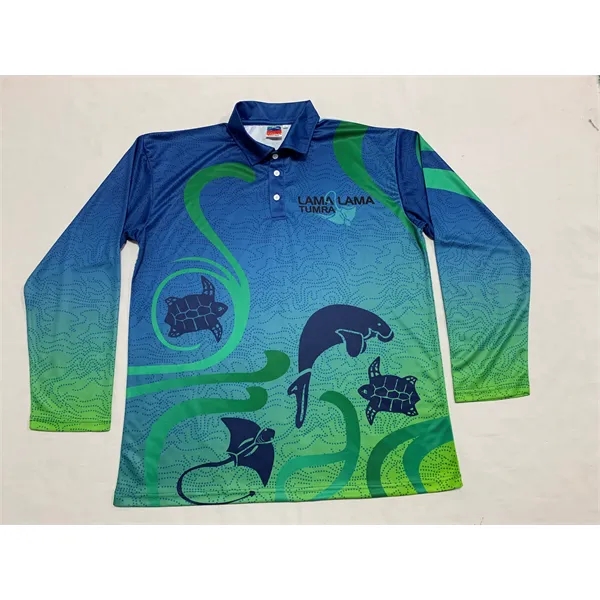 Sublimated Dry Fit Custom Women's Soccer Jersey Polo Shirts - Sublimated Dry Fit Custom Women's Soccer Jersey Polo Shirts - Image 2 of 4