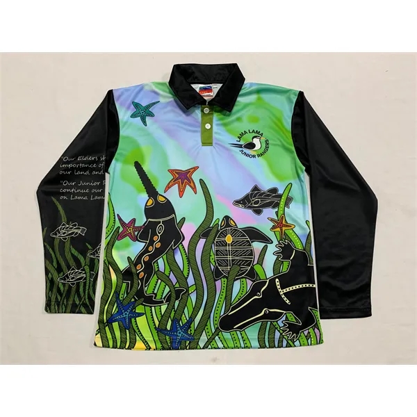 Sublimated Dry Fit Custom Women's Soccer Jersey Polo Shirts - Sublimated Dry Fit Custom Women's Soccer Jersey Polo Shirts - Image 4 of 4