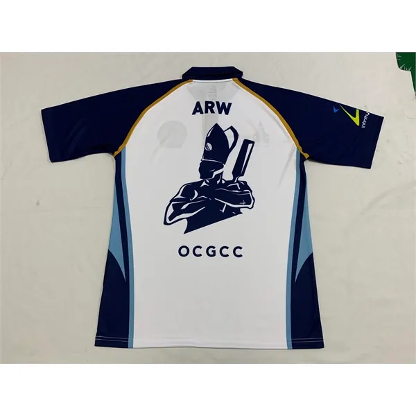 Sublimated Dry Fit Custom Youth Soccer Jersey Polo Shirts - Sublimated Dry Fit Custom Youth Soccer Jersey Polo Shirts - Image 2 of 7