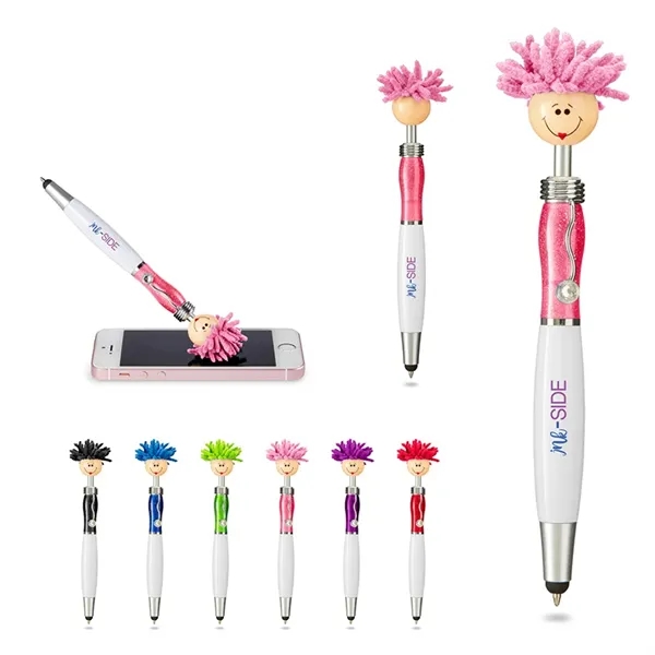 Miss MopToppers® Screen Cleaner with Stylus Pen - Miss MopToppers® Screen Cleaner with Stylus Pen - Image 0 of 6