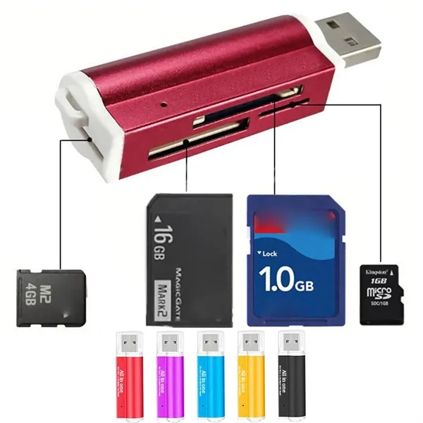 USB All In 1 Multi Memory Card Reader - USB All In 1 Multi Memory Card Reader - Image 0 of 2