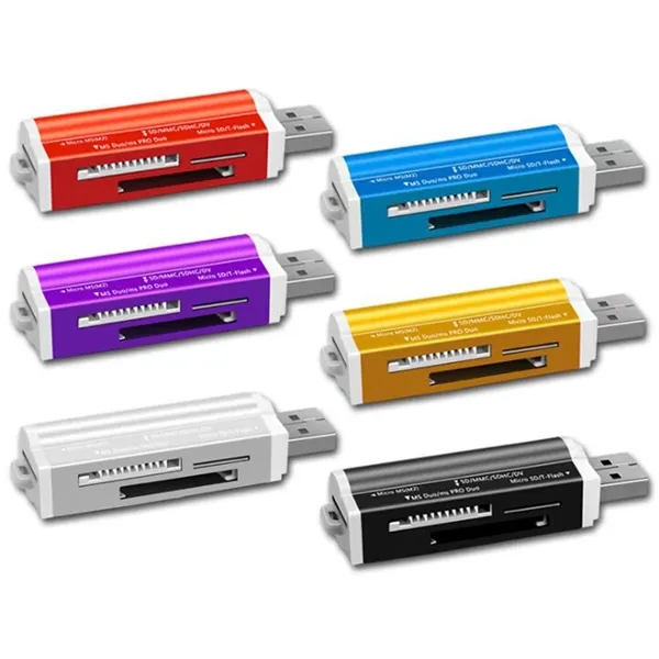 USB All In 1 Multi Memory Card Reader - USB All In 1 Multi Memory Card Reader - Image 1 of 2