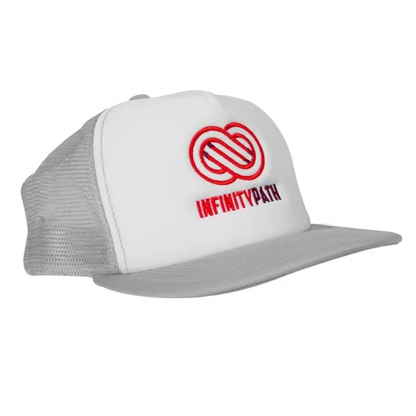 Blank Traditional Unstructured Trucker Hats - Blank Traditional Unstructured Trucker Hats - Image 10 of 11