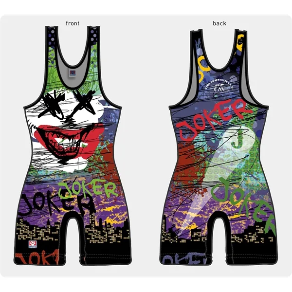 Sublimated Dry Fit Custom Youth Wrestling Singlets - Sublimated Dry Fit Custom Youth Wrestling Singlets - Image 0 of 3