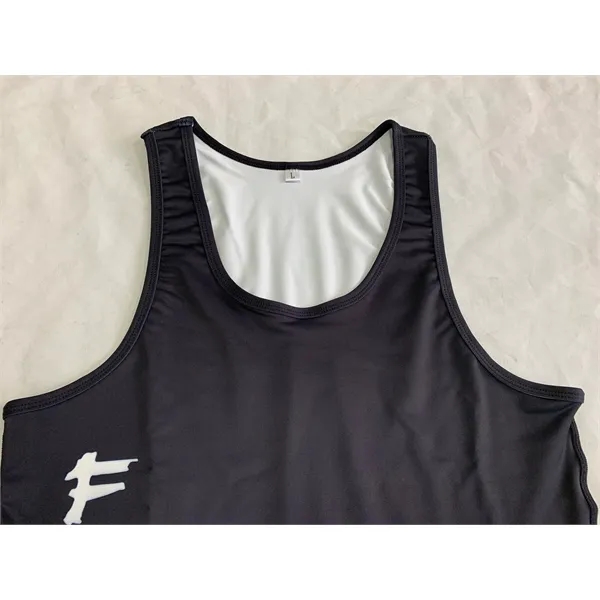 Sublimated Dry Fit Custom Men's Wrestling Singlets - Sublimated Dry Fit Custom Men's Wrestling Singlets - Image 2 of 3