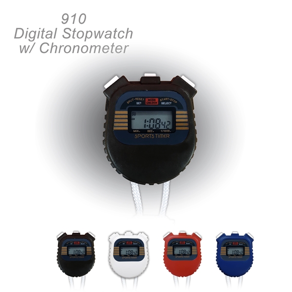 Popular Electronic Digital Stopwatch with Chronometer - Popular Electronic Digital Stopwatch with Chronometer - Image 1 of 8