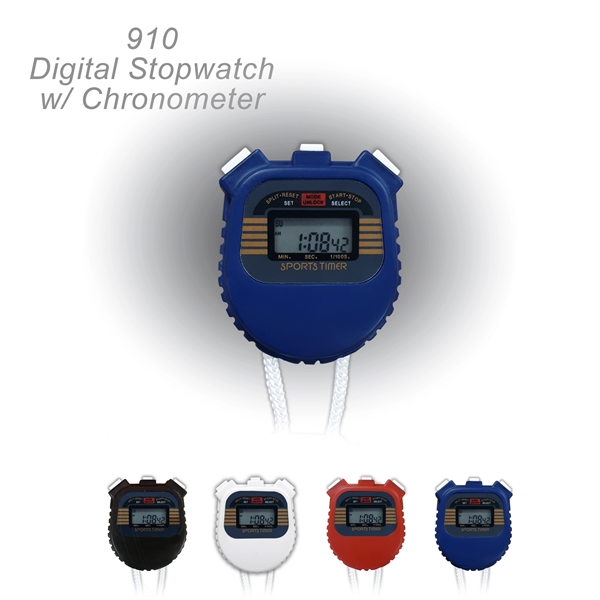 Popular Electronic Digital Stopwatch with Chronometer - Popular Electronic Digital Stopwatch with Chronometer - Image 3 of 8