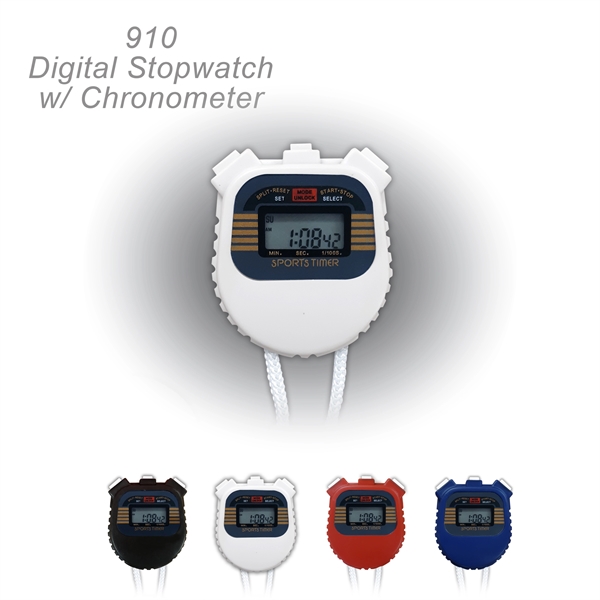 Popular Electronic Digital Stopwatch with Chronometer - Popular Electronic Digital Stopwatch with Chronometer - Image 7 of 8