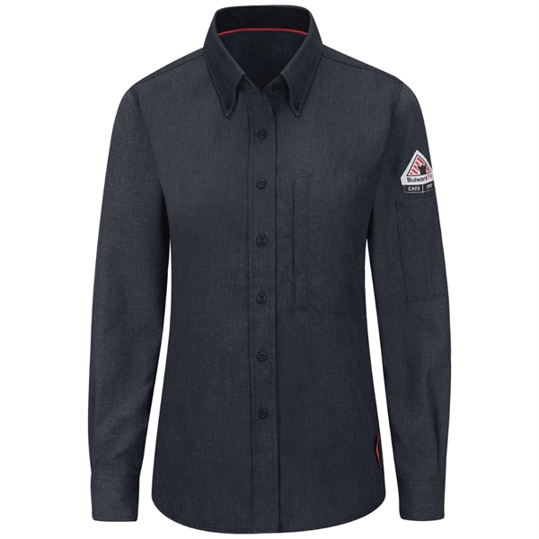 Bulwark® Women's iQ Series® Comfort Woven Lightweight Shirt - Bulwark® Women's iQ Series® Comfort Woven Lightweight Shirt - Image 2 of 3