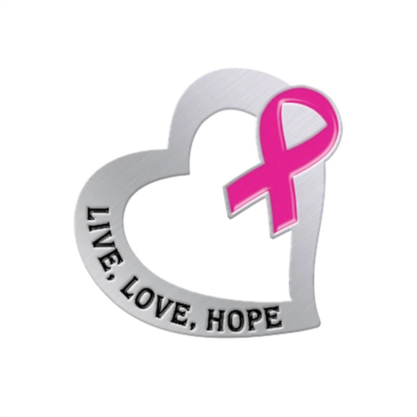 Live, Love, Hope Lapel Pin with Presentation Card