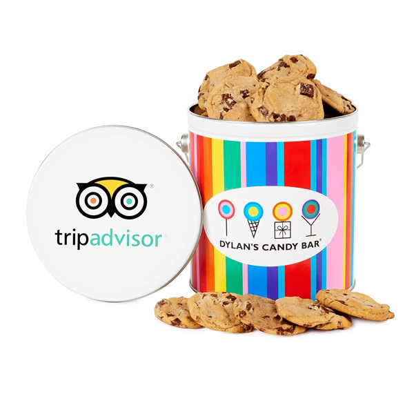 One Gallon Gourmet Cookie Tin - One Gallon Gourmet Cookie Tin - Image 0 of 1