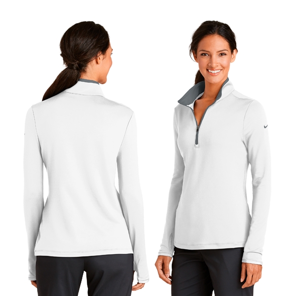 Nike Ladies Dri-FIT Stretch 1/2-Zip Cover-Up - Nike Ladies Dri-FIT Stretch 1/2-Zip Cover-Up - Image 1 of 5