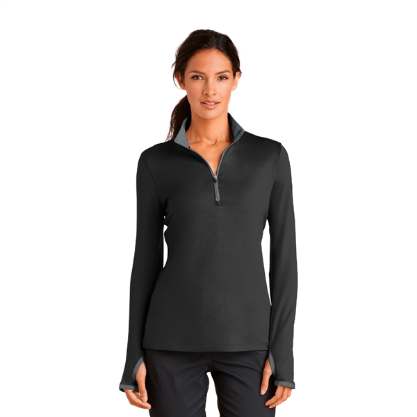 Nike Ladies Dri-FIT Stretch 1/2-Zip Cover-Up - Nike Ladies Dri-FIT Stretch 1/2-Zip Cover-Up - Image 5 of 5