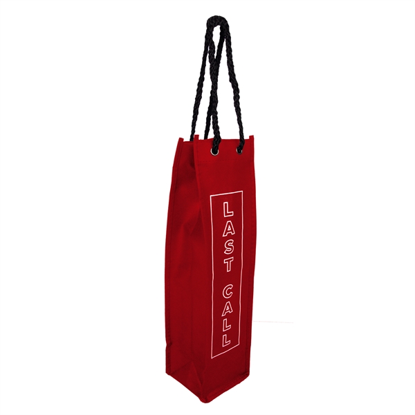 Bodega Non-Woven One Bottle Wine Bags w/ 1 Color Imprint - Bodega Non-Woven One Bottle Wine Bags w/ 1 Color Imprint - Image 2 of 8