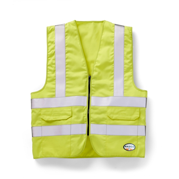 Rasco® Hi-Visibility FR Vest, with pockets - Rasco® Hi-Visibility FR Vest, with pockets - Image 0 of 1