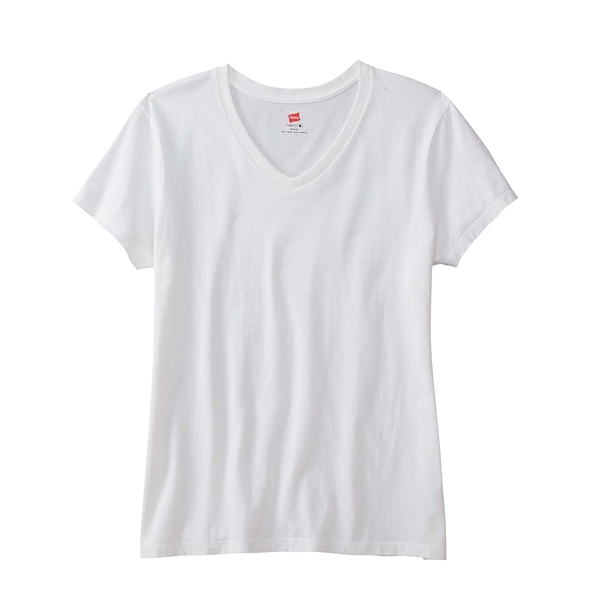 Hanes Ladies' Perfect-T V-Neck T-Shirt - Hanes Ladies' Perfect-T V-Neck T-Shirt - Image 0 of 156