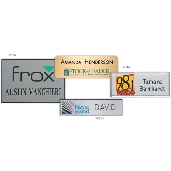 Hollywood Name Badge (Custom Sizes) - Hollywood Name Badge (Custom Sizes) - Image 1 of 2